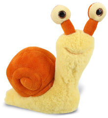 SUPER-SOFT PLUSH - ORANGE SNAIL SMALL 5.5"
