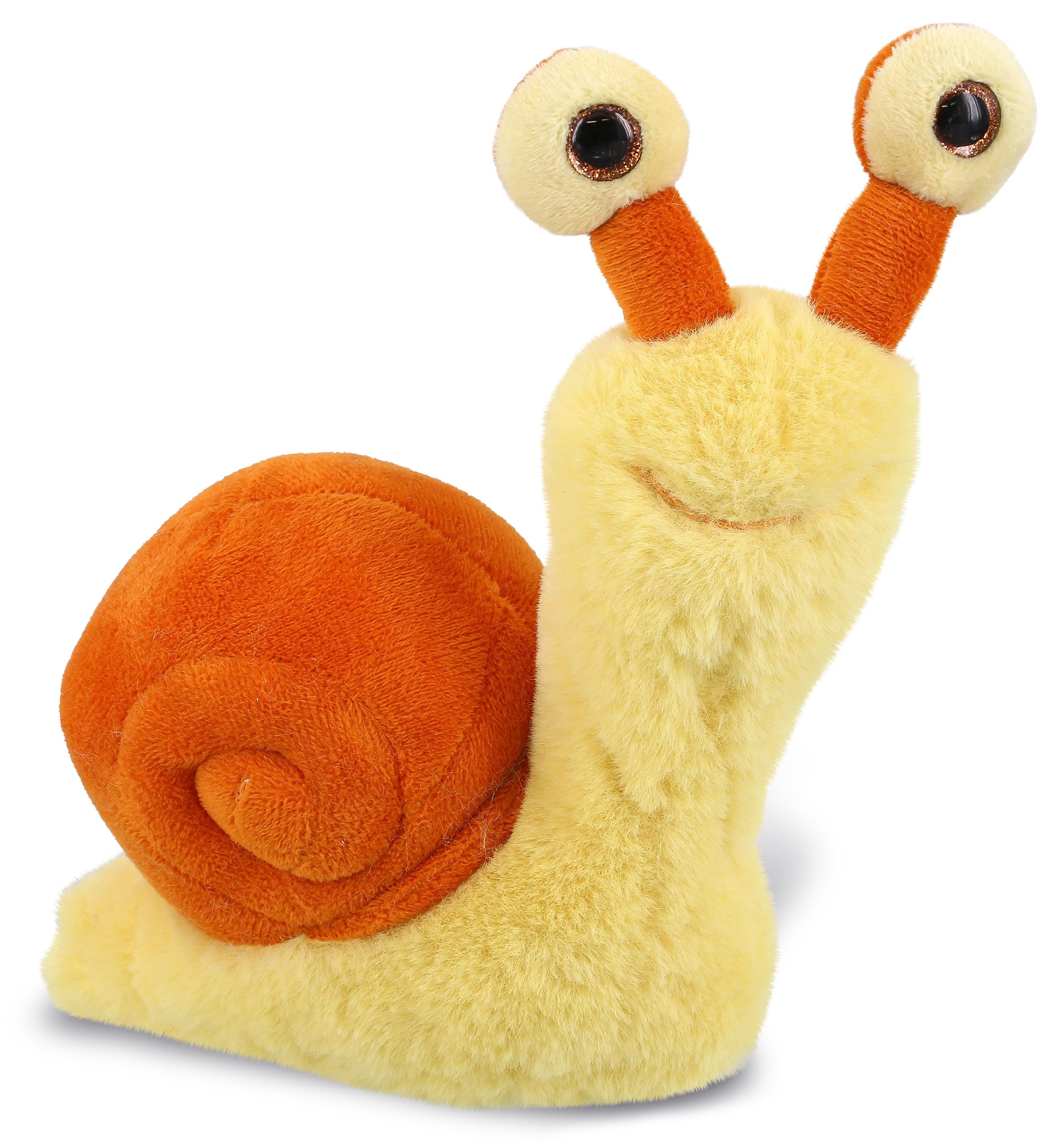 SUPER-SOFT PLUSH - ORANGE SNAIL SMALL 5.5"