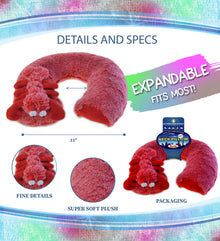 SUPER-SOFT PLUSH NECK PILLOW - RED LOBSTER
