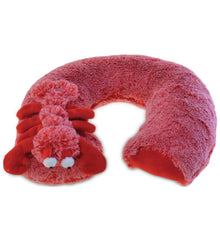 SUPER-SOFT PLUSH NECK PILLOW - RED LOBSTER