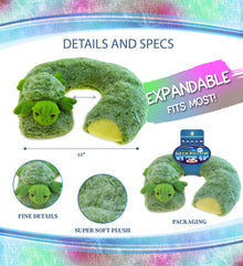 SUPER-SOFT PLUSH NECK PILLOW - SEA TURTLE