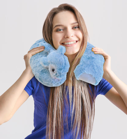 SUPER-SOFT PLUSH NECK PILLOW - DOLPHIN