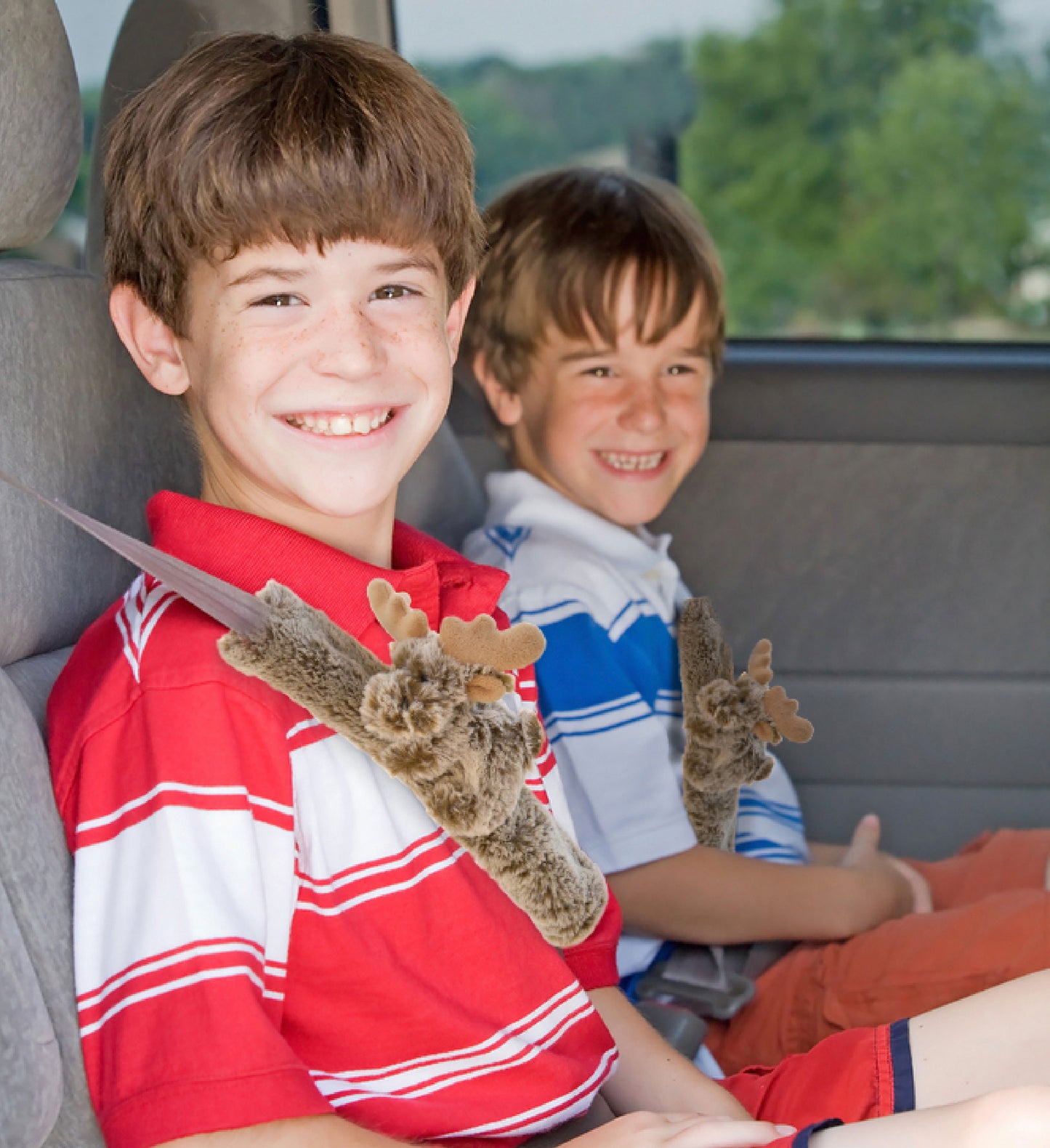 SUPER-SOFT PLUSH SAFETY BELT - MOOSE
