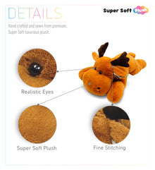 STYLISH PLUSH PILLOW - XL MOOSE