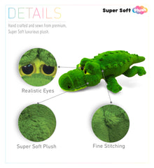 STYLISH PLUSH PILLOW - XL ALLIGATOR