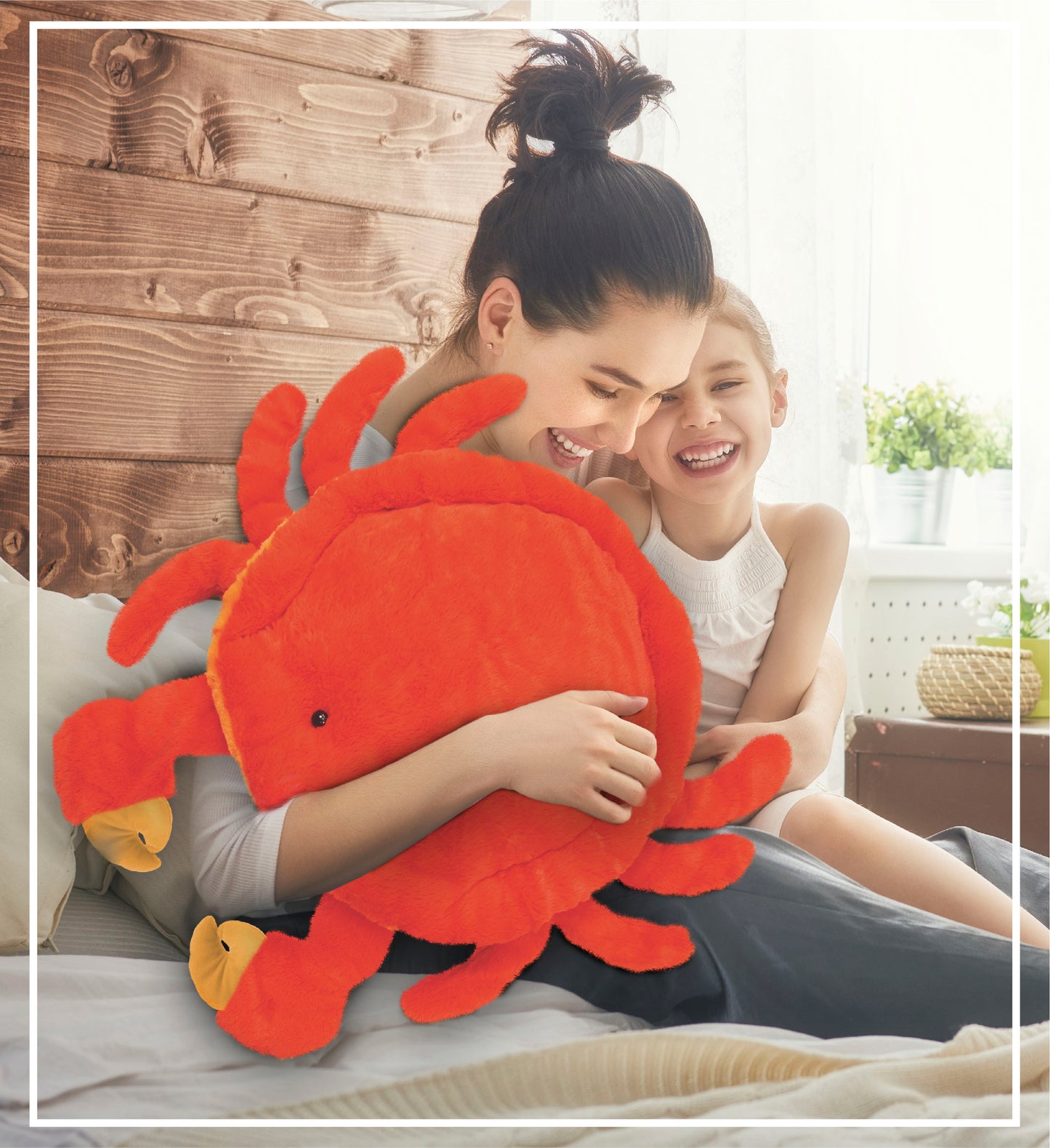 STYLISH PLUSH PILLOW - XL CRAB