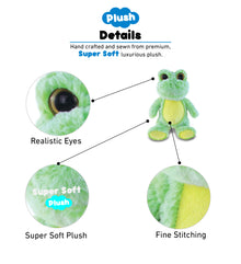 SUPER-SOFT PLUSH - SITTING FROG