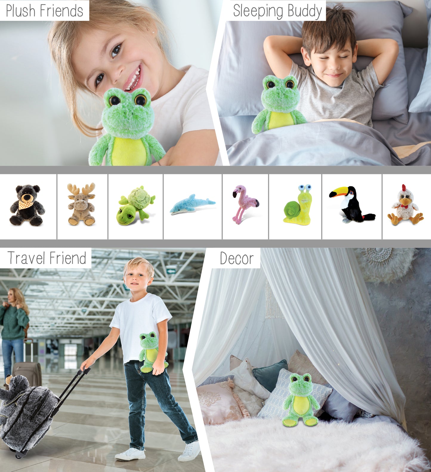 SUPER-SOFT PLUSH - SITTING FROG