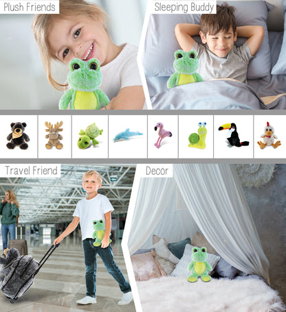 SUPER-SOFT PLUSH - SITTING FROG