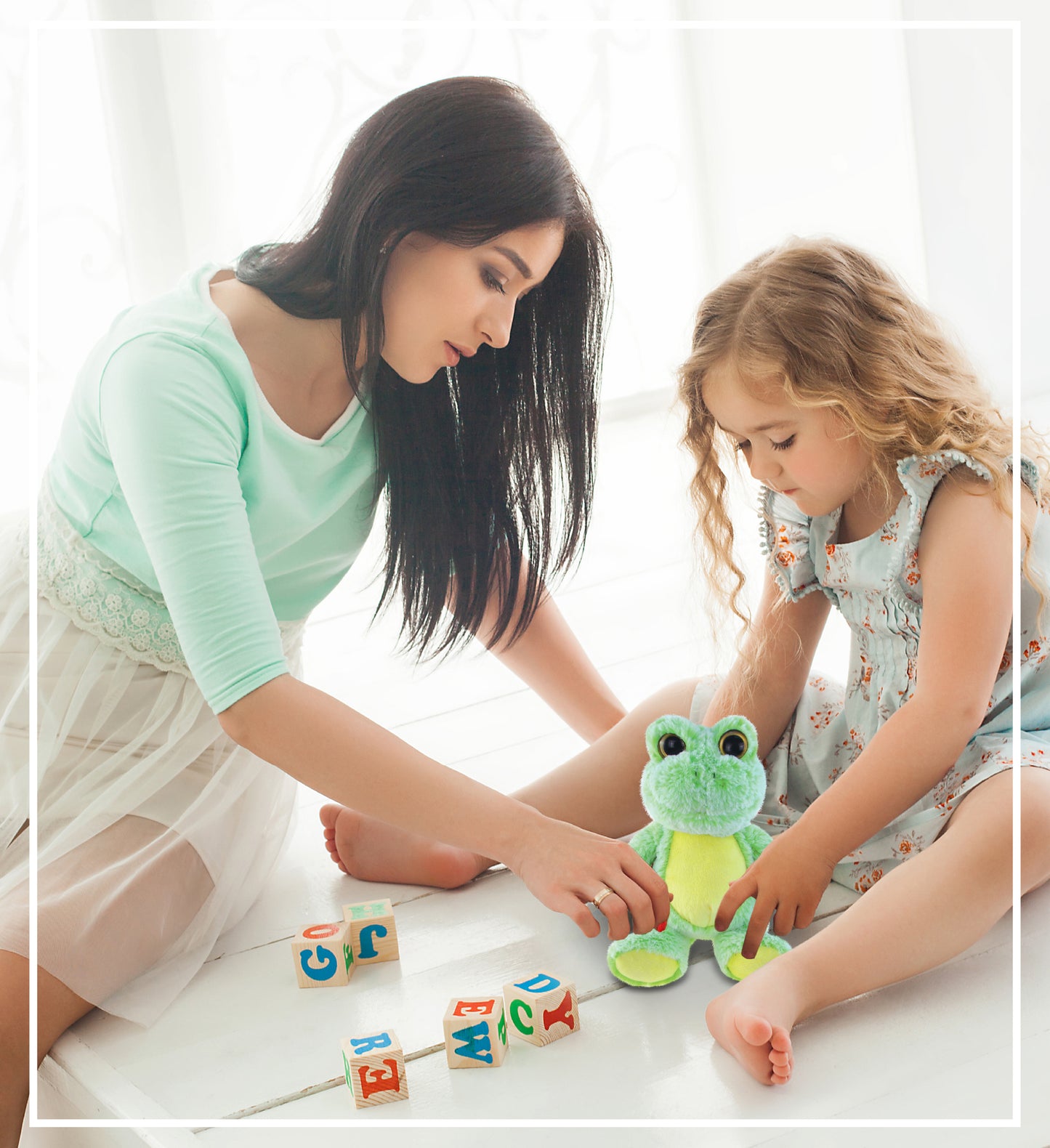 SUPER-SOFT PLUSH - SITTING FROG