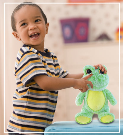 SUPER-SOFT PLUSH - SITTING FROG