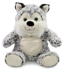 SUPER-SOFT PLUSH - SITTING HUSKY