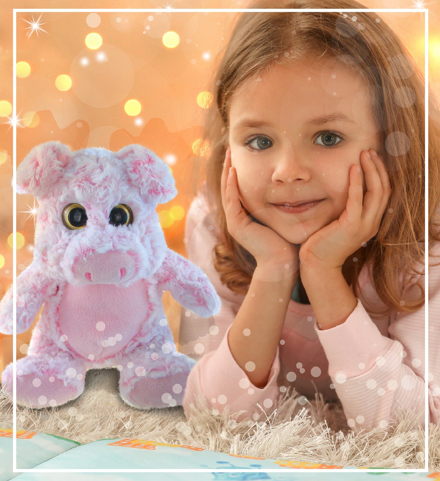 SUPER-SOFT PLUSH - SITTING PIG