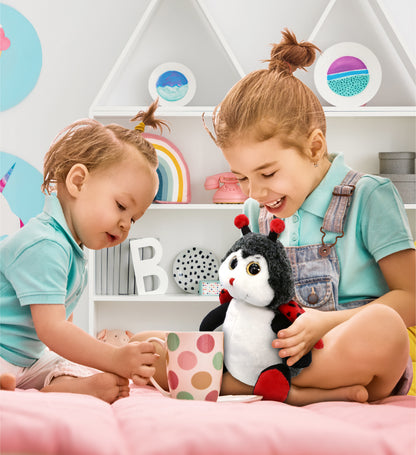 SUPER-SOFT PLUSH - SITTING LADYBUG