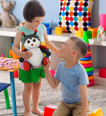 SUPER-SOFT PLUSH - SITTING LADYBUG