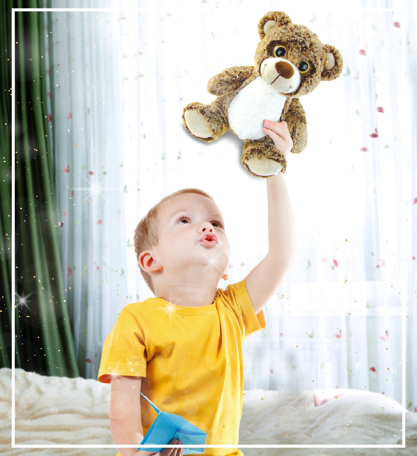SUPER-SOFT PLUSH - SITTING BROWN BEAR