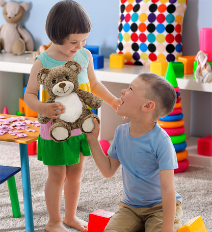 SUPER-SOFT PLUSH - SITTING BROWN BEAR