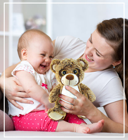 SUPER-SOFT PLUSH - SITTING BROWN BEAR