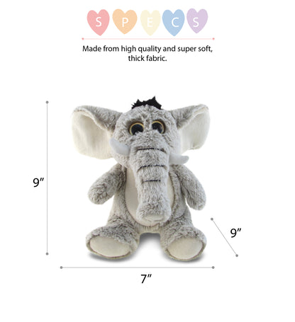 SUPER-SOFT PLUSH - SITTING ELEPHANT