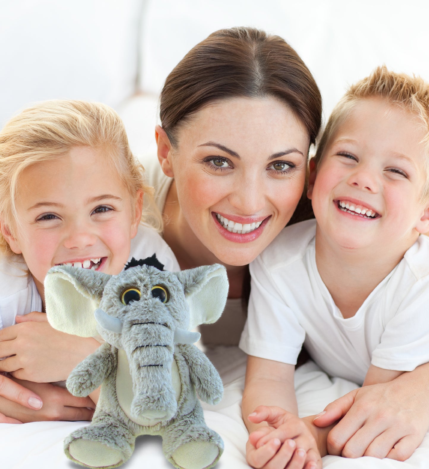 SUPER-SOFT PLUSH - SITTING ELEPHANT