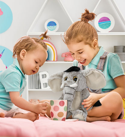 SUPER-SOFT PLUSH - SITTING ELEPHANT