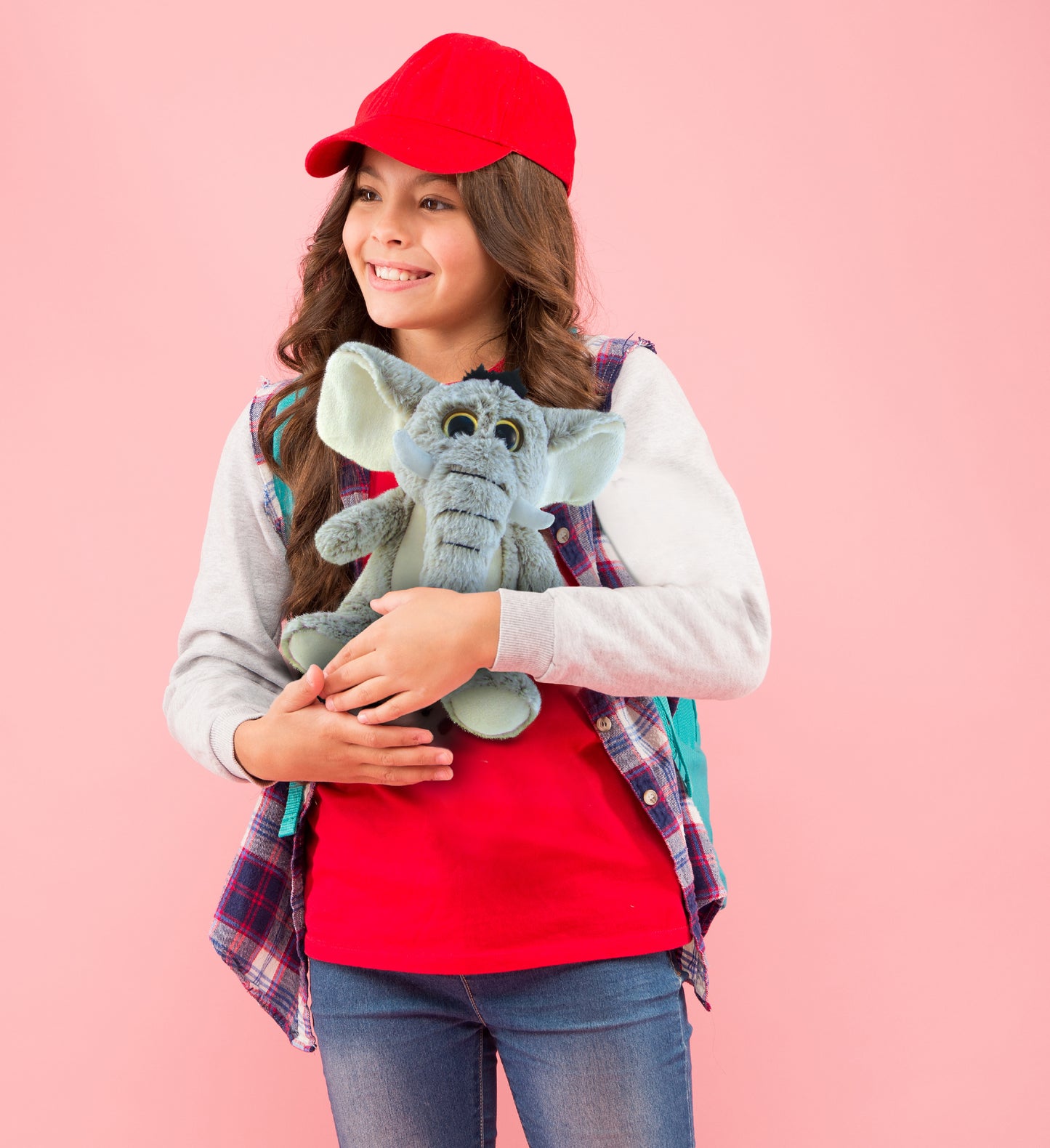 SUPER-SOFT PLUSH - SITTING ELEPHANT