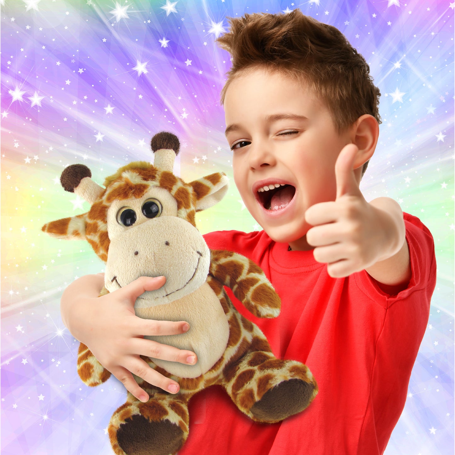 SUPER-SOFT PLUSH - SITTING GIRAFFE