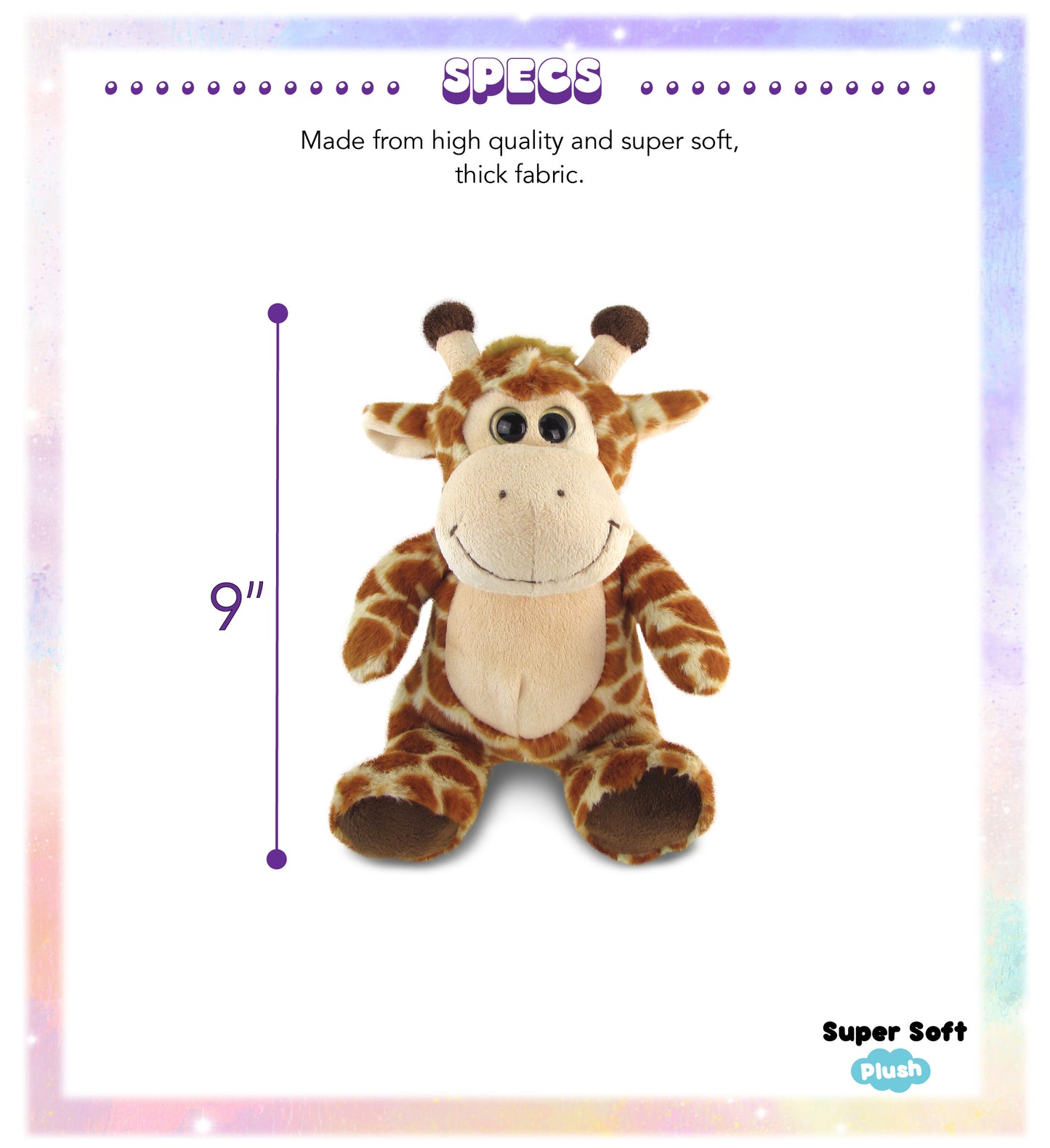 SUPER-SOFT PLUSH - SITTING GIRAFFE