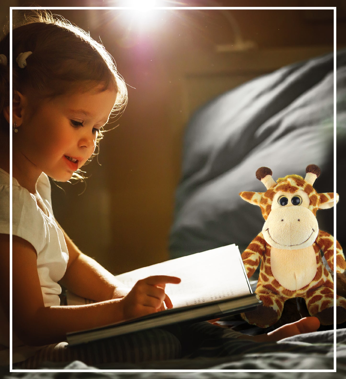 SUPER-SOFT PLUSH - SITTING GIRAFFE