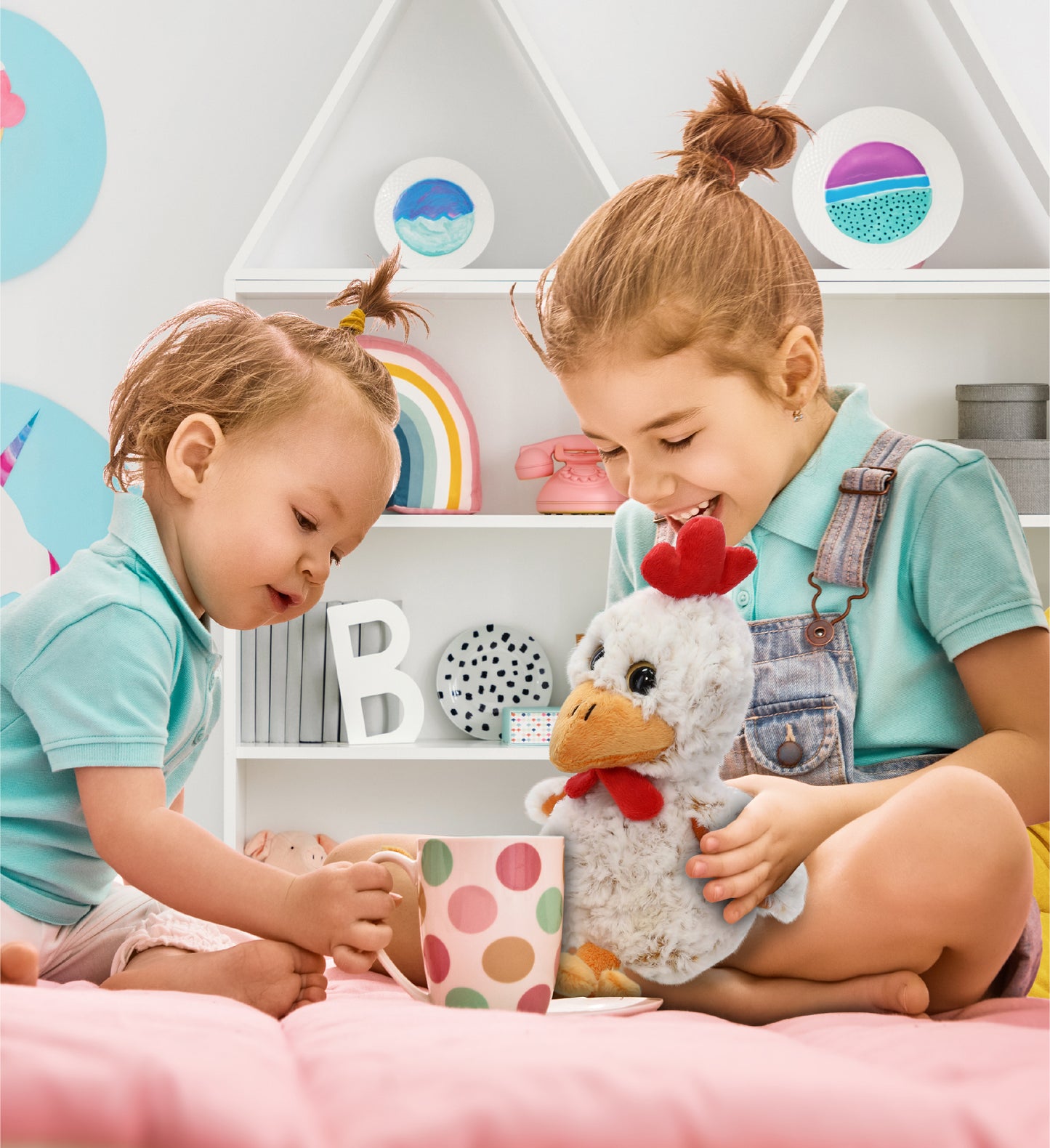 SUPER-SOFT PLUSH - SITTING ROOSTER