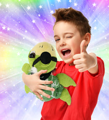 SUPER-SOFT PLUSH - GREEN PIRATE SEA TURTLE