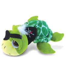 SUPER-SOFT PLUSH - GREEN PIRATE SEA TURTLE