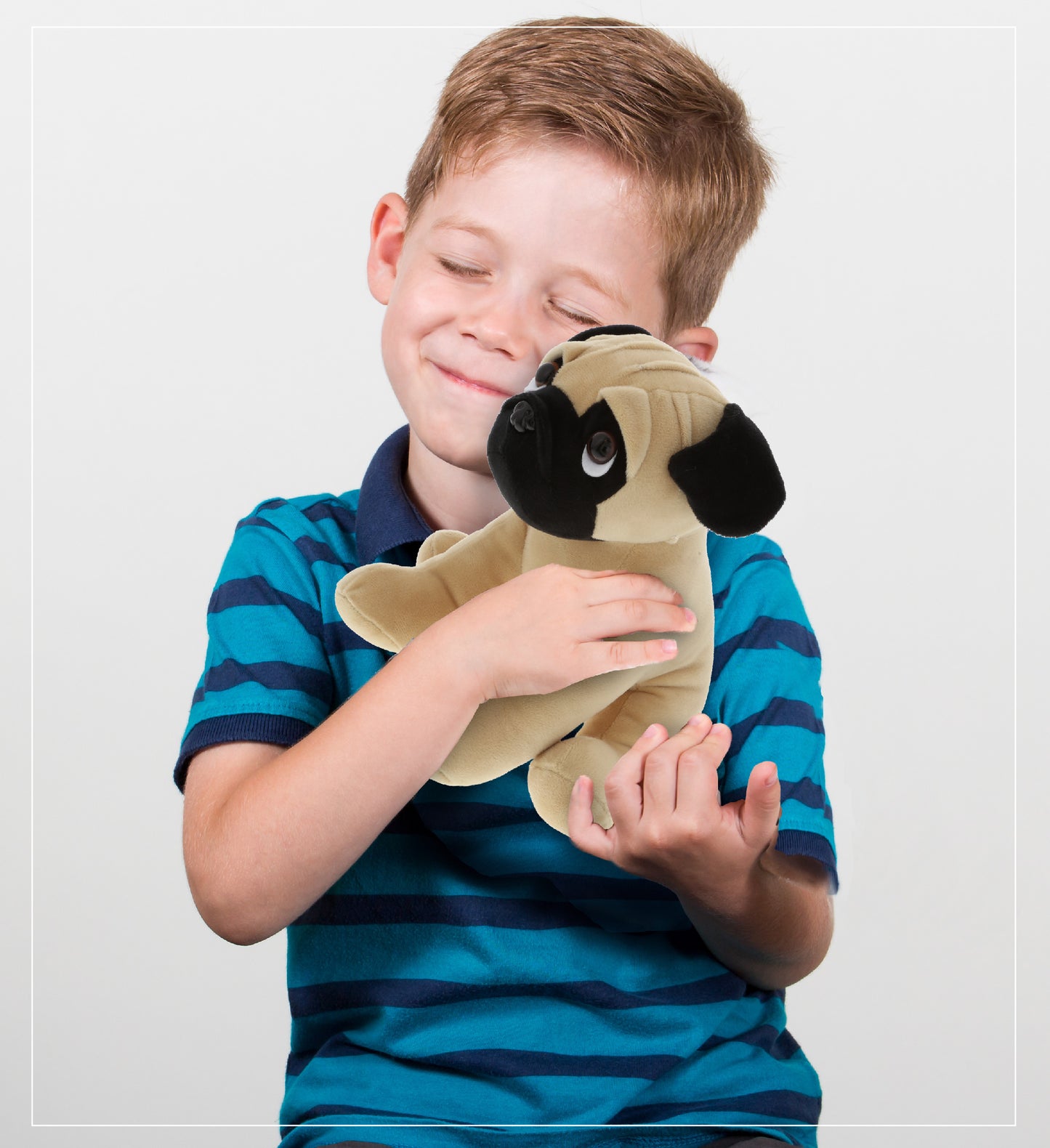 PLUSH - PUG DOG 8"