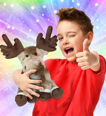 SUPER SOFT PLUSH - FOREST FLOPPY MOOSE 10.5"