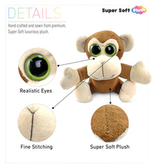 BIG EYE 6' PLUSH - MONKEY