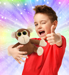 BIG EYE 6' PLUSH - MONKEY