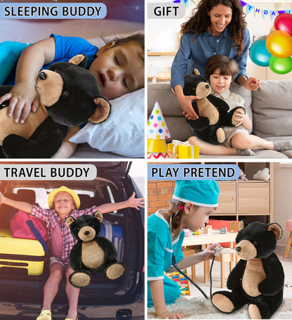 SUPER-SOFT PLUSH XL - BLACK BEAR 14.5"