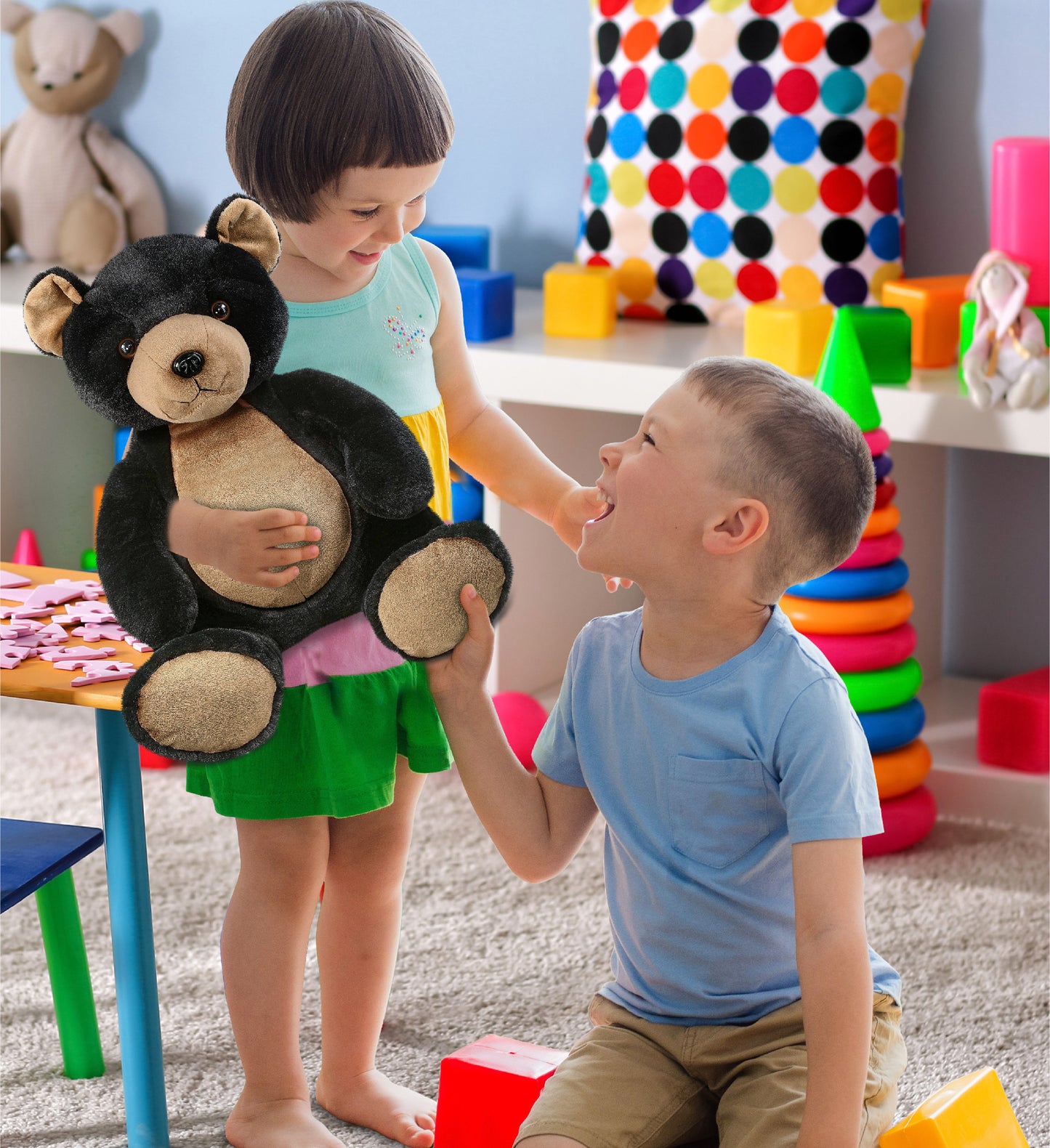 SUPER-SOFT PLUSH XL - BLACK BEAR 14.5"