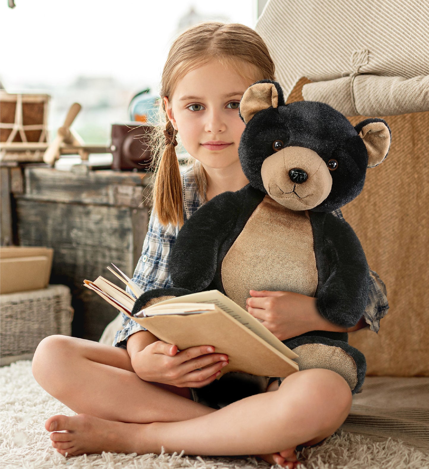 SUPER-SOFT PLUSH XL - BLACK BEAR 14.5"