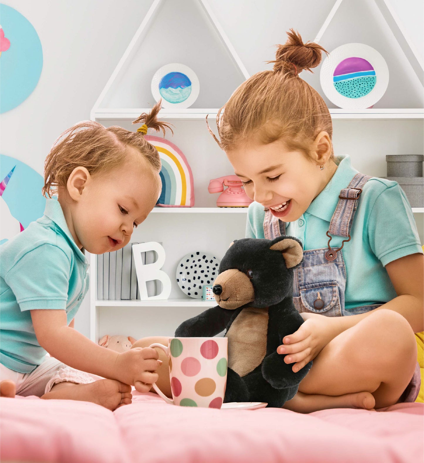SUPER-SOFT PLUSH - BLACK BEAR 9"
