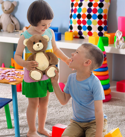 SUPER-SOFT PLUSH - BROWN BEAR 10"