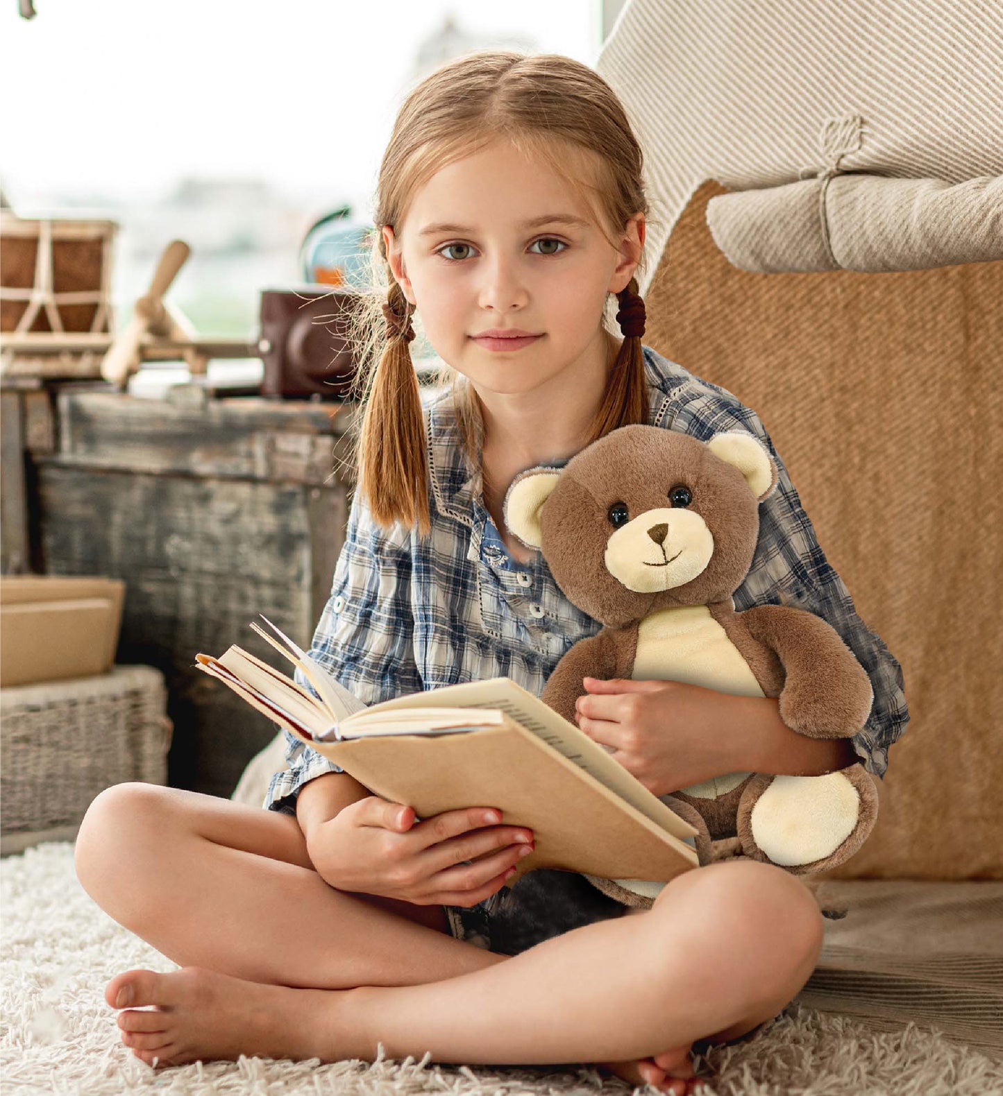 SUPER-SOFT PLUSH - BROWN BEAR 10"