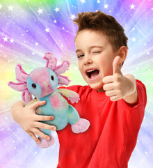 BIG EYE 6" PLUSH - STANDING AXOLOTL