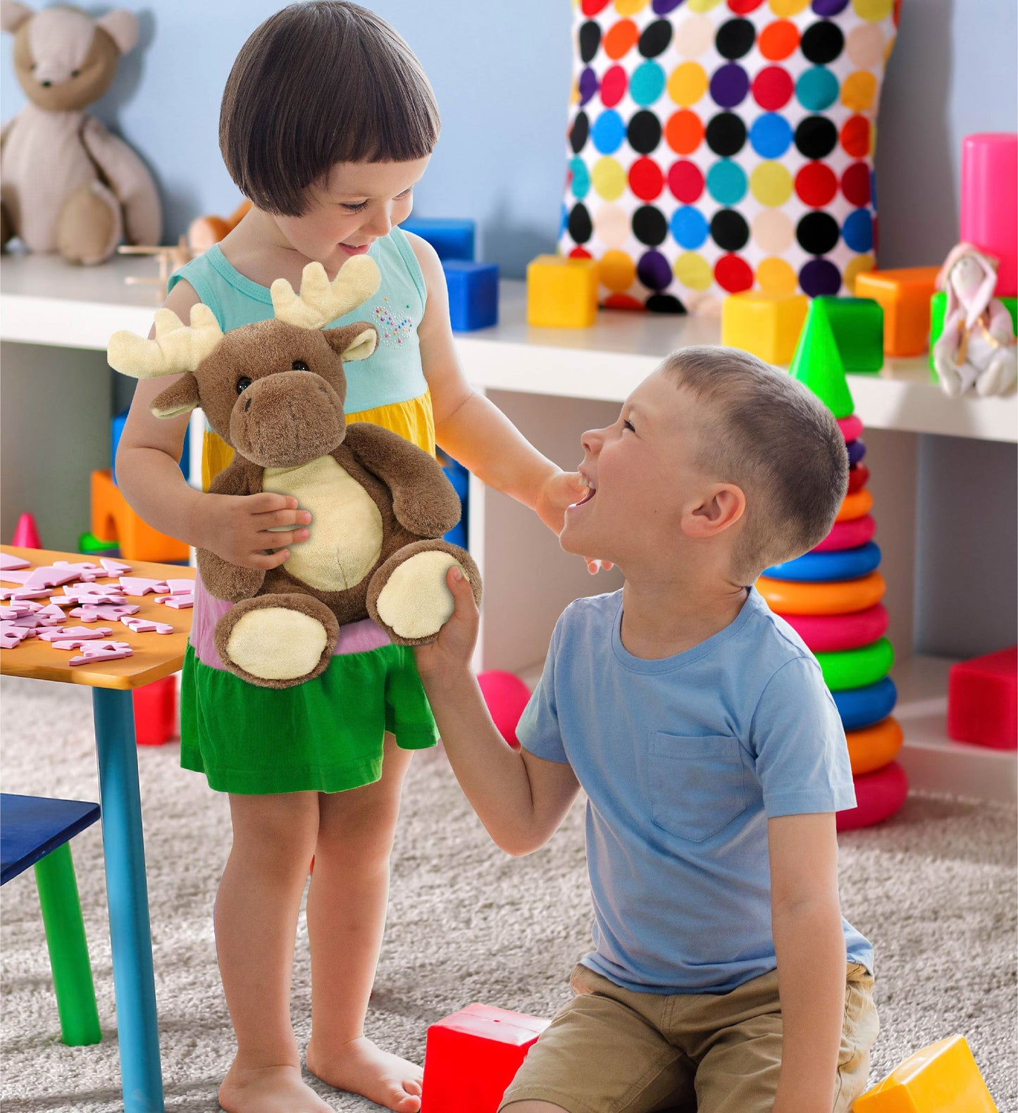 SUPER-SOFT PLUSH - MOOSE 9"