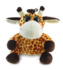 BIG EYE 6" PLUSH - GIRAFFE