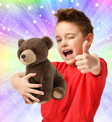 SUPER-SOFT PLUSH - FLOPPY GRIZZLY BEAR 9"