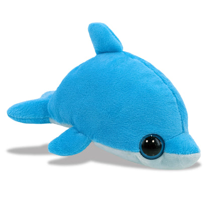 BIG EYE 6" PLUSH - DOLPHIN