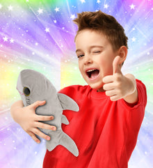 BIG EYE 6" PLUSH - SHARK