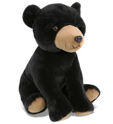 SUPER-SOFT PLUSH - LARGE FLOPPY BLACK BEAR 12"