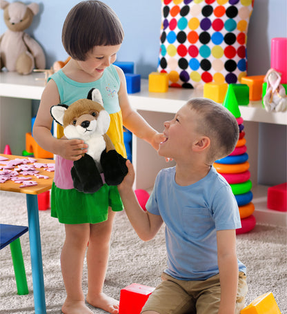 SUPER-SOFT PLUSH - FLOPPY FOX 9"